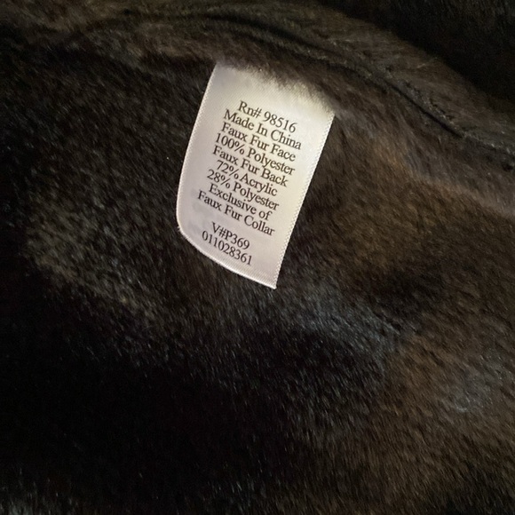 Coldwater Creek Faux Suede & Fur Winter Long Coat - Picture 7 of 8